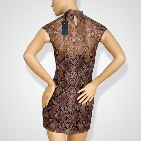 H:OURS Minju Mini Dress - Acid Snake - Picture 4 of 12
